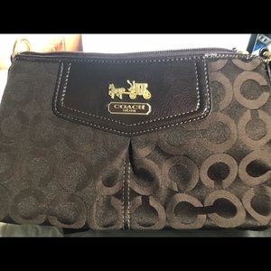 COPY - Coach Madison OP Art top handle small purs…